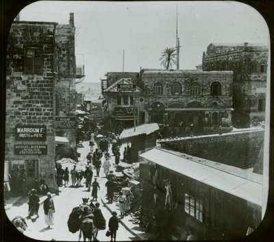 Jerusalem, Inside the Jaffa Gate, c.1880 by American Photographer